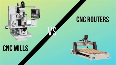 cnc router vs milling machine